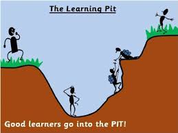 The Learning Pit Learning Pit Growth Mindset Quotes Growth Mindset For Kids