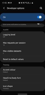 For some phones, you can enable developer options by going to settings > about, then tapping repeatedly on build number until developer . Theming Options In Developer Settings Samsung Community