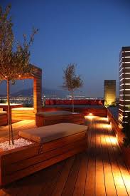 Terrace Lighting Ideas 21 Roof Garden Rooftop Patio Architecture