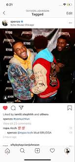 Spenzo X Slave X Juice Wrld Painted Jacket Light Blue Denim Rappers