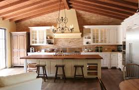 The wooden bar stools are from organic modernism, the kitchen stove is by viking, and the 1920s pendants are from thanks for the memories. 31 Modern And Traditional Spanish Style Kitchen Designs