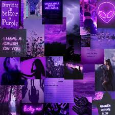 You can also upload and share your favorite aesthetic purple desktop wallpapers. Moody Dark Purple Vsco Digital Wall Collage 45pcs Dark Purple Wallpaper Wall Collage Purple Wallpaper Iphone