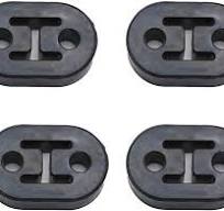 Auspuffgummis, Asudaro 4 Stück Auto-Auspuffgummi Auspuff/Schalldämpfer  Auspuffhalter Auspuffhalterung, Universal-Auspuff-Gummi-Halterung,Gummi  Auto ...