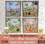 Make a Pressed Flower & Crushed Glass Suncatcher