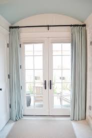 Converging pocket doors include double sliding panels and can be used in front of larger storage areas or as a. 3 Ways And 23 Ideas To Cover French Door Windows Shelterness