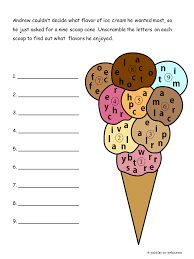 Maybe you would like to learn more about one of these? 9 Scoop Ice Cream Word Scramble