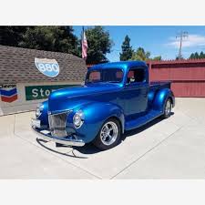 Image result for Dark Blue 1940 Truck