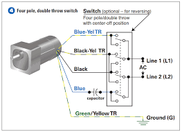 12 volt dc spdt 40 amp relay dc relays contactors solenoids. How To Connect A Reversing Switch To A 3 Or 4 Wire Psc Gearmotor Bodine Electric Gearmotor Blog