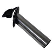 Butyyi 2 pieces black flush mount rod holder cap & gaskets fit for mount fishing rod holders : Rod Holders Rod Racks Smart Marine