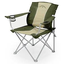 Introducing Strongback Heavy Duty Folding Camp Chair With Lumbar Support Dark Green Great Product And Camping Chairs Camping Furniture Folding Camping Chairs