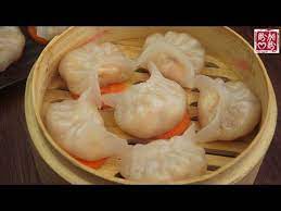 crystal shrimp dumpling 水晶虾饺的家常做法 好看又好吃 做法也简单 youtube cooking yummy food dumpling