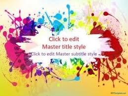 Free Color Ppt Template Free Ppt Template Cute Powerpoint Templates Powerpoint Template Free