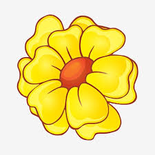 Plant Yellow Flower Cartoon Decorative Element Plant Yellow Flower Png Transparent Clipart Image And Psd File For Free Download Yellow Flowers Flower Painting Hand Painted Flowers