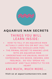 Introducing 'Aquarius Man Secrets': The Real Truth About Aquarius Men | Aquarius  Men, Aquarius Men Love, Aquarius Facts