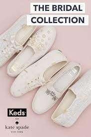 Easy Glamour For The Big Day Or Any Other Day Introducing Keds X Kate Spade New York Wedding Collection Wedding Sneakers Kate Spade Bridal Shoes Bridal Shoes