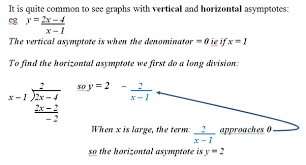 M is not zero as that is a horizontal asymptote). Asymptote Rules