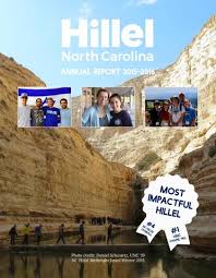 NC Hillel Annual Report '15-'16 by North Carolina Hillel