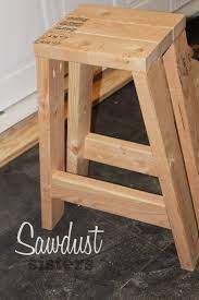 Build a barstool using only 2x4s sawdust sisters. Build A Barstool Using Only 2x4s Sawdust Sisters