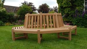 From park seat walk down the slope towards the river. Teak Round Tree Benches Ideal For All Trees Quality Teak Tree Benches