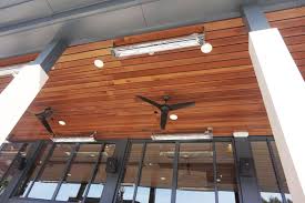 Infratech Ceiling Mounted Heaters Installed In Fleming S Steakhouse In Pasadena Electric Heaters Flemings Steakhouse Heater