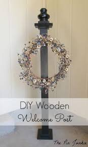 Lack the space for a traditional heavy bag? 8 Wreath Stand Ideas Porch Decorating Home Diy Wreath Stand