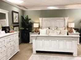 Terra White Oversized King Panel Bed With Distressed Finish By International Furniture Direct At Pedigo Furniture White King Panel Bed Furniture Direct Panel Bed