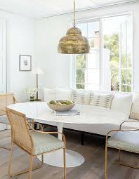 Breakfast Nook With Saarinen Table Dining Room Inspiration Dining Room Decor Dining Room Design