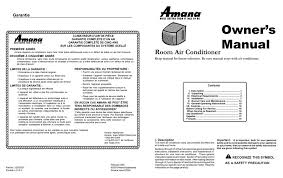 Including, good to have your amana air conditioner installed by an experienced hvac contractor, visit amana model numbers explained. Amana Aac051sra Owner S Manual Pdf Download Manualslib