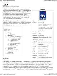 Axa sa is the holding company of axa group. Axa Wikipedia The Free Encyclopedia Business