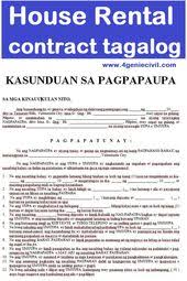 Magsagawa ng isang kasunduan ukol sa pagpapaupa ng lupa at isang. House Rental Contract Sample In Tagalog House Rental Rental Agreement Templates Room Rental Agreement