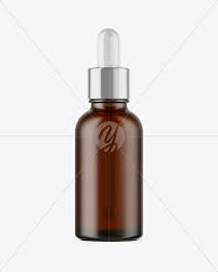 Frosted Amber Dropper Bottle Mockup In Bottle Mockups On Yellow Images Object Mockups