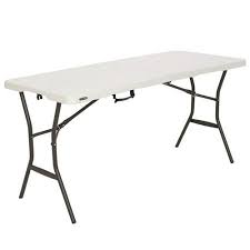 Lifetime 5 Fold In Half Table White Walmart Com Fold In Half Table Half Table Lifetime Tables
