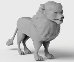Lion Sculpture 3d Print Model 3d Print Model 3d Print Model Lion Sculpture Print Models Sculpture