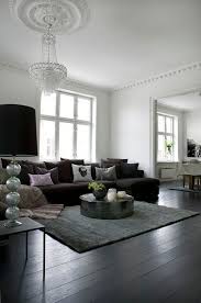 See more ideas about interior design, living room designs, dark wooden floor. Black Interiors Black And White Living Room House Interior Home