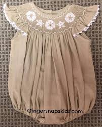 Three Sisters Smocked Seashells Bubble Romper 3m 9m Smocked Baby Clothes Girls Boutique Clothing Smocked Clothes