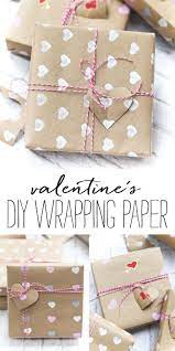 Valentine S Day Wrapping Paper Diy It All Started With Paint Diy Wrapping Paper Heart Wrapping Paper Valentines