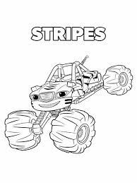 Click the stars and stripes coloring pages to view printable version or color it online (compatible with you might also be interested in coloring pages from u.s. Stripes Blaze And The Monster Machines Coloring Page 1001coloring Com