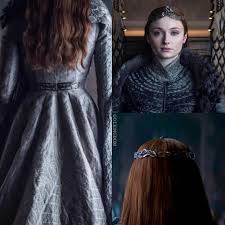 Game Of Thrones On Instagram The Queen In The North Looked Hella Pretty In The Final Episode Got Game Of Thrones Outfits Sansa Stark Costume Sansa Stark