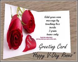 Show your love and send them flowers today! Second Life Marketplace Happy Valentine S Day Roses Greeting Card