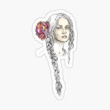 Male characters could try them as well! Braided Hair Stickers Redbubble