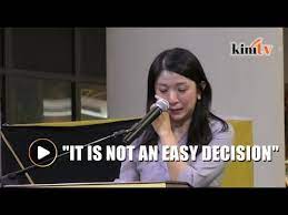 She calls on the government to publish the nip's spending report to ensure full transparency. Yeo Bee Yin Tears Up As She Confirms Moving To Johor For Ge14 Youtube