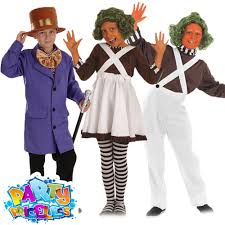First located these items of clothing: Kids Willy Wonka Costume Oompa Loompa Outfit Girls Boys Fancy Dress Book Day Ebay
