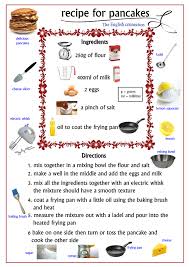 Recipe For Making Pancakes With Pictures Measurements Easy To Read And Understand And Even More How To Make Pancakes Visual Recipes Cooking Classes For Kids