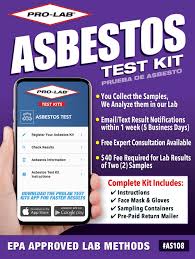 No approved analytical method is allowed and results will state that the sample is considered asbestos containing. Asbestos Test Kit Pro Lab Test Kits