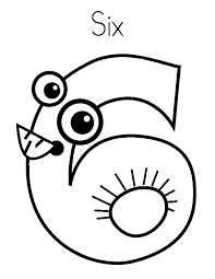 Dogs love to chew on bones, run and fetch balls, and find more time to play! Number 6 Coloring Pages For Kids Crafts To Do With Kids