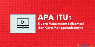Pada garis besarnya, apa itu kuota maxstream telkomsel adalah sebuah kuota data sama seperti kuota internet pada umumnya yang diberikan telkomsel pada paket pembelian kuota data. Apa Itu Kuota Maxstream Telkomsel Dan Cara Menggunakannya