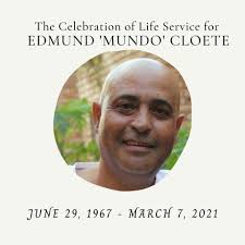 In Loving Memory of Edmund 'Mundo'Cloete