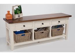 3 Basket Console Table Bob S Discount Furniture Console Table Living Room Tv Unit