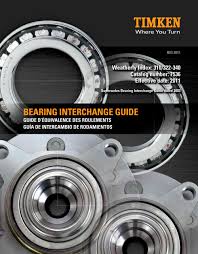 Bearing Interchange Guide Timken Pdf Catalogs