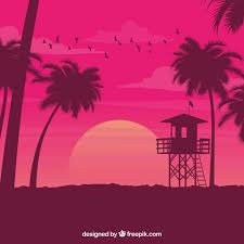 Download high quality beach sunset vectors from our collection of 41,940,205 vectors. Download Vector Beach Landscape Background At Sunset Vectorpicker